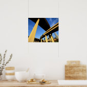 Autobahnüberführung in Dallas Poster (Küche)