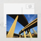 Autobahnüberführung in Dallas Postkarte (Vorne/Hinten)