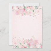 Autoballoons Sterne Blumenantrieb mit Babydusche Einladung (Rückseite)