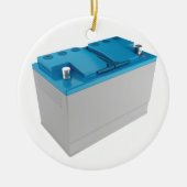 Autobatterie Keramikornament (Vorne)