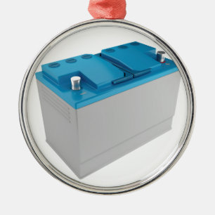 Autobatterie Ornament Aus Metall