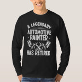 Autobody Tech Retirement Car Detailer Auto Body Pa T-Shirt (Vorderseite)