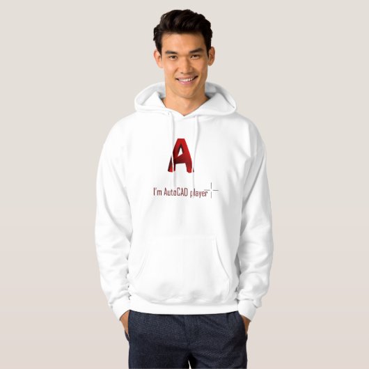 AutoCAD-Player Hoodie (Vorne ganz)