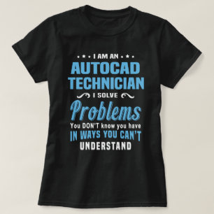 Autocad-Techniker T-Shirt