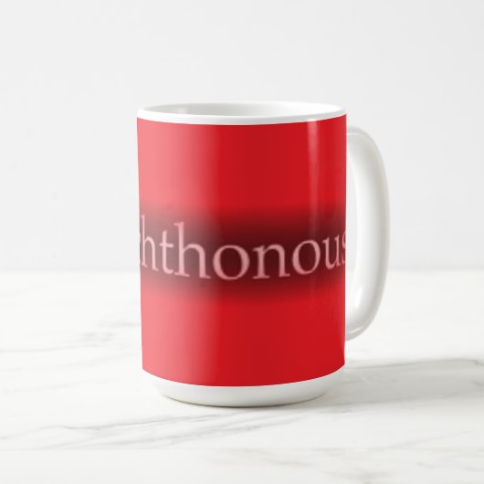 AUTOCHTHONOUS KAFFEETASSE (VorderseiteRechts)
