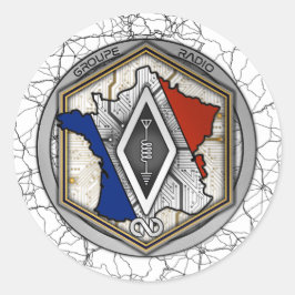 AUTOCOLLANT RADIO 2025 RUNDER AUFKLEBER