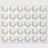 Autocollant thank you floral geschenkpapier (Flach)