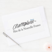 Autocollant x20 Champlain père Nouvelle-Frankreich Rechteckiger Aufkleber (Umschlag)