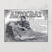 Autocrat Stationery Ad Postkarte (Vorderseite)
