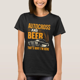 Autocross- und Bier-Autorennen-Motorsport-Bekleidu T-Shirt