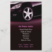 Autodetailing flyer (Hinten)