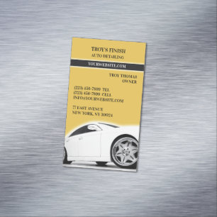 Autodetailing Magnetische Visitenkarte