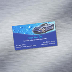 Autodetailing Magnetische Visitenkarte