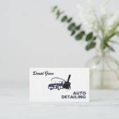 Autodetaillierer Custom QR Premium Visitenkarte (Stehend Vorderseite)