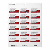 Autodetails Adressaufkleber (Vorne)