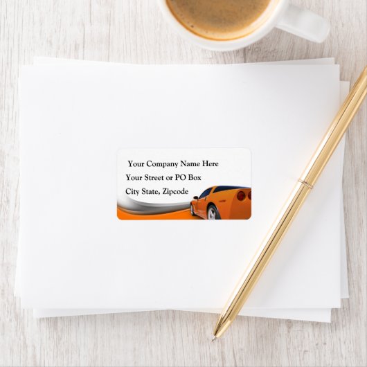 Autodetails Adressaufkleber (Insitu)