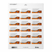 Autodetails Adressaufkleber (Vorne)