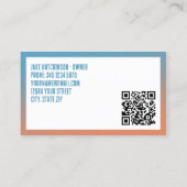 Autodetails QR Visitenkarte (Rückseite)