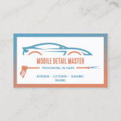 Autodetails QR Visitenkarte (Vorderseite)