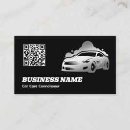 Autodetails schwarz visitenkarte