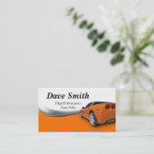 Autodetails und Service Visitenkarte (Stehend Vorderseite)