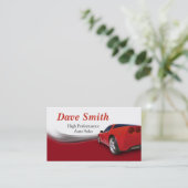 Autodetails und Service Visitenkarte (Stehend Vorderseite)