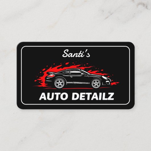 Autodetails Visitenkarte (Vorderseite)