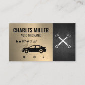 Autodiagramm | Wrenches | Mechanik Visitenkarte (Vorderseite)