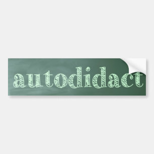 Autodidact Autoaufkleber
