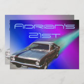 Autoeinladung Einladung (Vorne/Hinten)