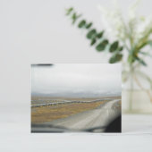 Autofahren auf dem Dalton Highway Postkarte (Stehend Vorderseite)