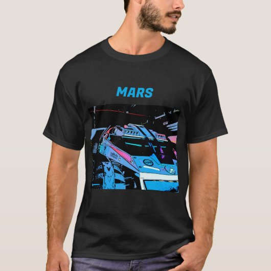 Autofahren auf Mars T-Shirt (Vorderseite)