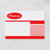 Autofahren der Superautobahn - Rot Visitenkarte (Rückseite)