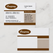 Autofahren der Superautobahn - Schokolade Visitenkarte (Vorne/Hinten)