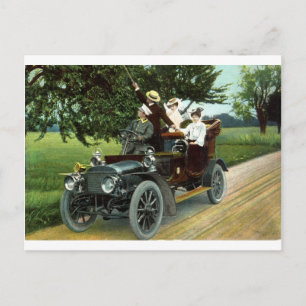 Autofahren im Jahr 1910 Vintage Postkarte