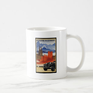Autofahren in Deutschland Kaffeetasse