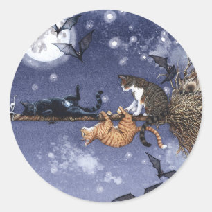 Autofahren ohne Erlaubnis Runder Aufkleber