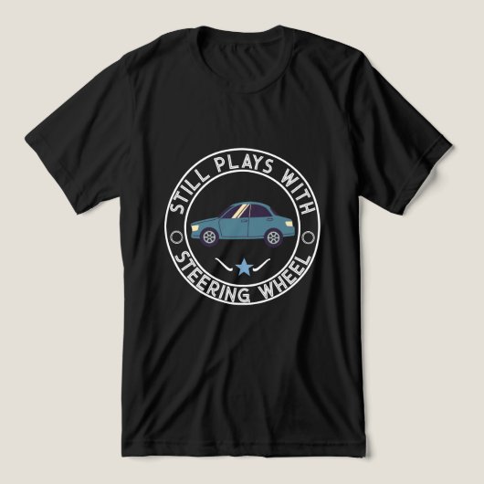 Autofahren Tri-Blend Shirt (Design Vorderseite)