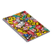 Autofahrer-Autofahrer-Fun Road-Sign Collage Notizblock (Rechte Seite)