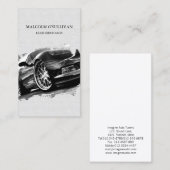 Autofahrer für die Reparatur von Auto Visitenkarte (Vorne/Hinten)