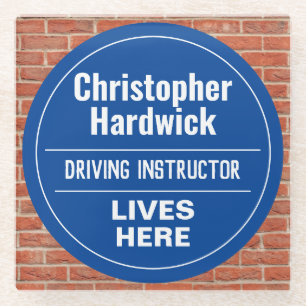 Autofahrer Maker Wall Plaque Style Glasuntersetzer