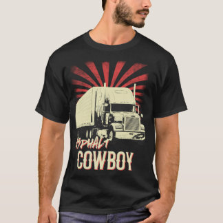 Autofahrer mit Asphalt-Cowboy-Geschenkidee T-Shirt
