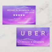 Autofahrer Regenbogenpresse 5 Sterne Visitenkarte (Vorne/Hinten)