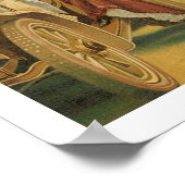 Autofahrer-Werbeposter für Vintage Kunst Poster (Ecke)