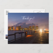 Autofahrt auf Navarra Beach Pier Danke Postcard Postkarte (Vorne/Hinten)