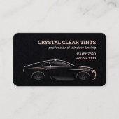 Autofenster-Tinting-Dienste Visitenkarte (Vorderseite)