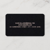 Autofenster-Tinting-Dienste Visitenkarte (Rückseite)