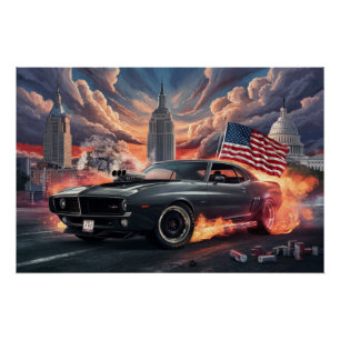 Autoflaggen 07 poster