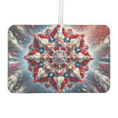 Autofreunde mit norwegischer Farbgestaltung Autolufterfrischer (Rückseite)