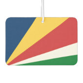 Autofreunde mit seychellischer Farbgestaltung Autolufterfrischer (Vorderseite)